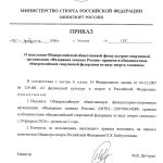 ООФСО “Федерация Хапкидо России” была наделена правами и обязанностями общероссийской спортивной федерации по виду спорта “хапкидо”